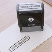 Simple Logo Business Branding Zelfinktende Stempel