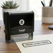 Simple Logo Business Branding Zelfinktende Stempel