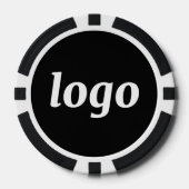 Simple Logo Business Promotional Branding Poker Chips (Voorkant)