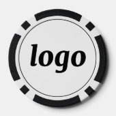 Simple Logo Business Promotional Branding Poker Chips (Achterkant)