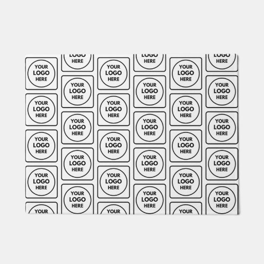 Simple Logo Pattern Business doormat Deurmat (Voorkant)