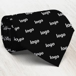 Simple Logo Pattern Business Stropdas<br><div class="desc">Simple logo pattern design business branding professional tie for your staff and employee uniforms,  or to promote your business at corporate events,  trade shows,  sales meetings and consultations.</div>