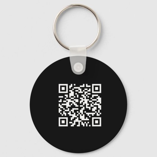 Simple Logo QR Code Business Promotional Keychain (Achterkant)