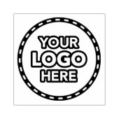 Simple Logo Rubber Stamp for Business Branding Rubberstempel (Afrduk)