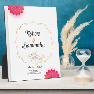 Simple Lotus Minimalist wedding  Fotoplaat