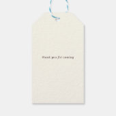 Simple Love is Brewing Coffee Bruiloftsborrel Cadeaulabel (Achterkant)