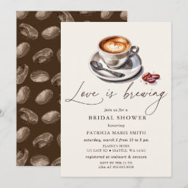 Simple Love is het brouwen van koffie Vrijgezellen Kaart