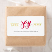Simple Love Joy Peace-label Etiket (Insitu)