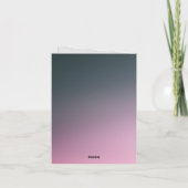 Simple Love on the Horizon Photo Valentijn Kaart (Achterkant)