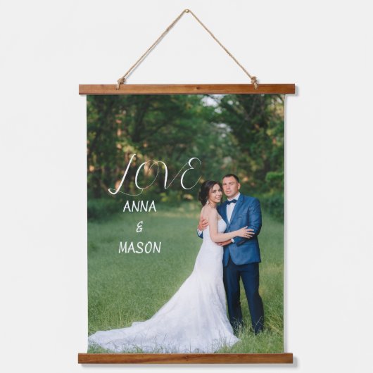 Simple Love Photo Wall Tapestry Hangend Wandkleed (Voorkant)