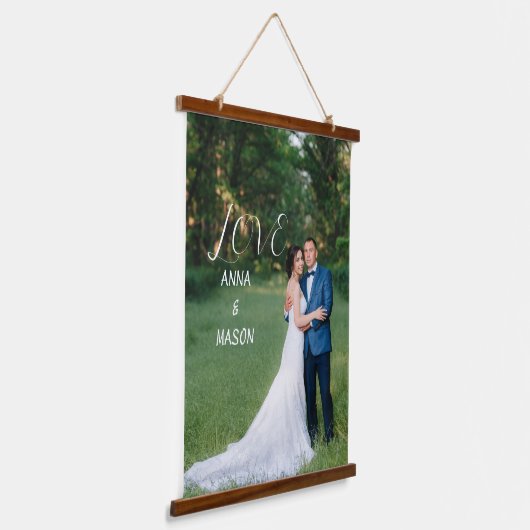 Simple Love Photo Wall Tapestry Hangend Wandkleed (Gebogen)