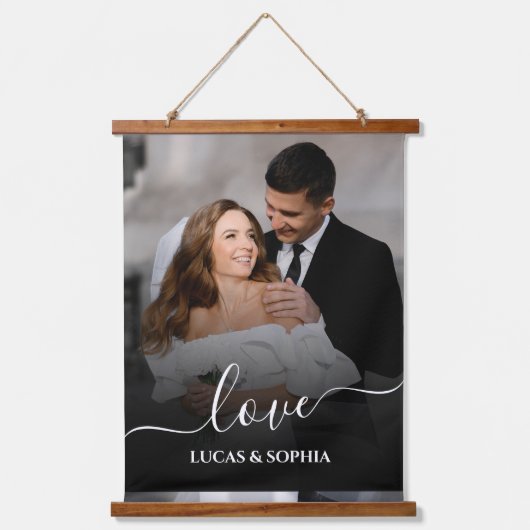 Simple Love Photo Wall Tapestry Hangend Wandkleed (Voorkant)