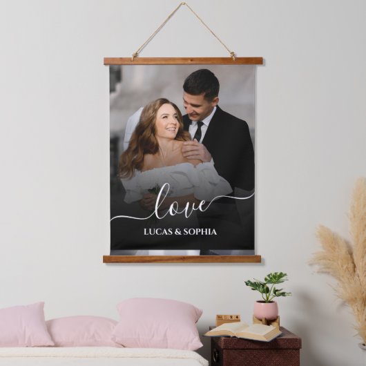 Simple Love Photo Wall Tapestry Hangend Wandkleed (Slaapkamer)