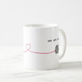 Simple Love Words Coffee Mok – Romantisch cadeau v (Voorkant rechts)