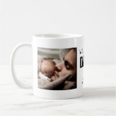 Simple Love You Daddy Heart 2 Foto Vaderdag Koffiemok (Links)