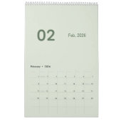 Simple Luxury calendar Kalender (Feb 2026)