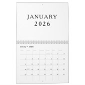 Simple Luxury Design Calendar Kalender (Jan 2026)