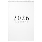 Simple Luxury Design Calendar Kalender (Hoes)