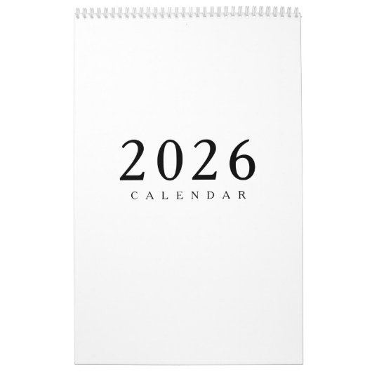 Simple Luxury Design Calendar Kalender (Hoes)