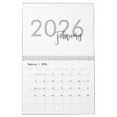 Simple Luxury Design Calendar Kalender (Feb 2026)
