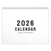 Simple Luxury Design Calendar Kalender (Hoes)