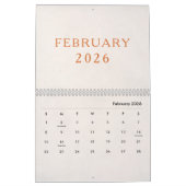 Simple Luxury Design Calendar Kalender (Feb 2026)