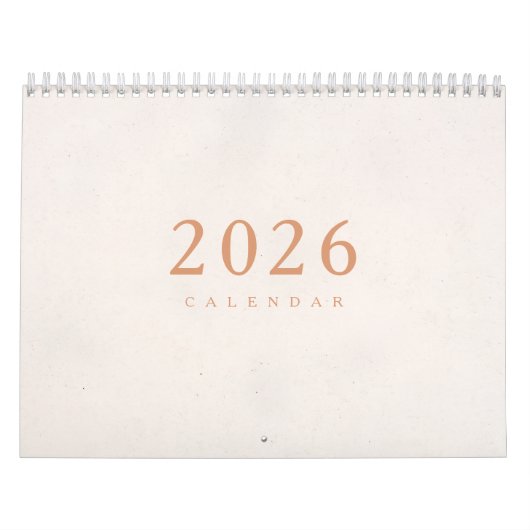 Simple Luxury Design Calendar Kalender (Hoes)