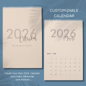 Simple Luxury Design Calendar Kalender