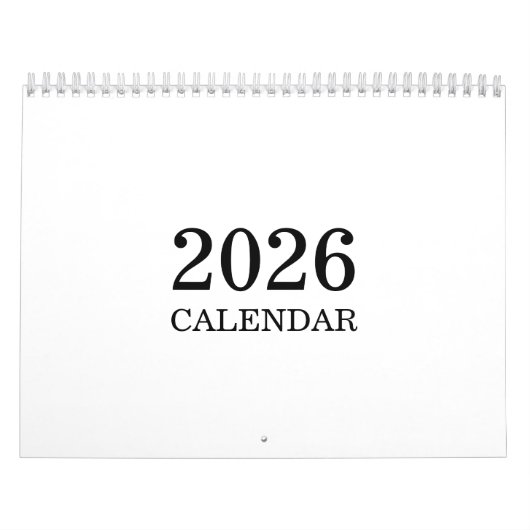 Simple Luxury Design Calendar Kalender (Hoes)