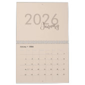 Simple Luxury Design Calendar Kalender (Jan 2026)
