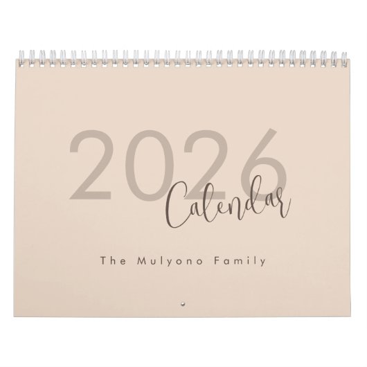 Simple Luxury Design Calendar Kalender (Hoes)