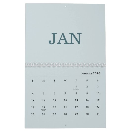 Simple Luxury Design Calendar Kalender (Jan 2026)