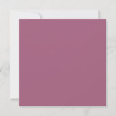 Simple Magnolia Pink Waterverf Square Bridal Show Kaart (Achterkant)