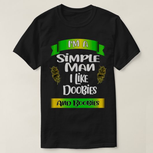 Simple Man Pot  T-shirt (Design voorkant)
