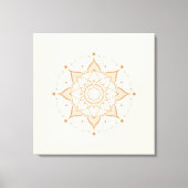 Simple Mandala Wall Art | Minimalist S Geomet Canvas Afdruk (Voorkant)