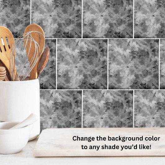 Simple Marble Black Tegeltje