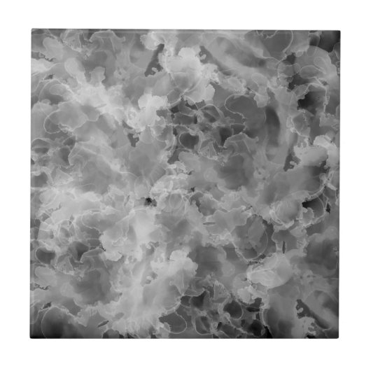 Simple Marble Black Tegeltje (Voorkant)