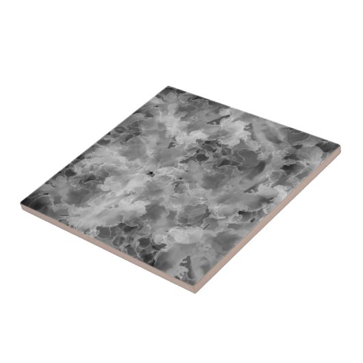 Simple Marble Black Tegeltje (Zijkant)