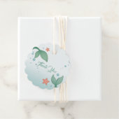 Simple mermaid's tails bedankjes labels (In situ)