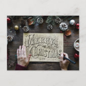 Simple Merry Christmas Briefkaart (Voorkant)