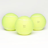 Simple minimal add name cheers couple name custom  tennisballen (Multi)