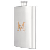 simple minimal add name monogram orange brown thr flacon (Links)