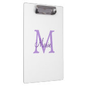 simple minimal add name monogram pink red throw klembord (Rechts)