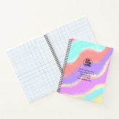 simple minimal add your logo/design here text  pos notitieboek (Binnen)