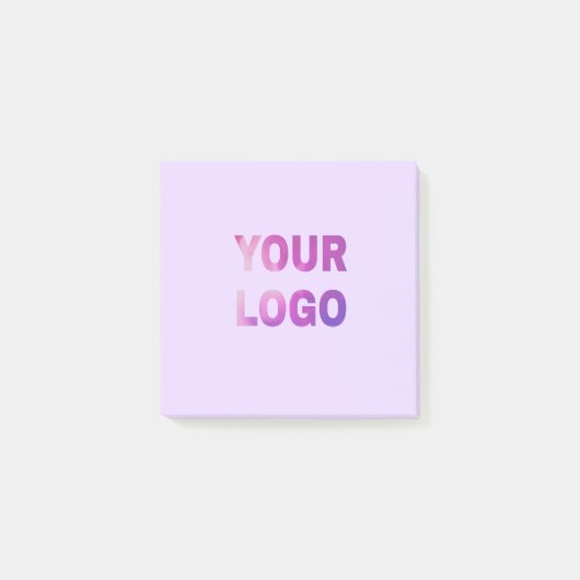 simple minimal add your logo/design here text      post-it® notes (Voorkant)