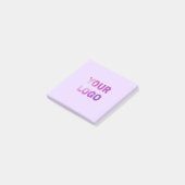 simple minimal add your logo/design here text      post-it® notes (Schuin)