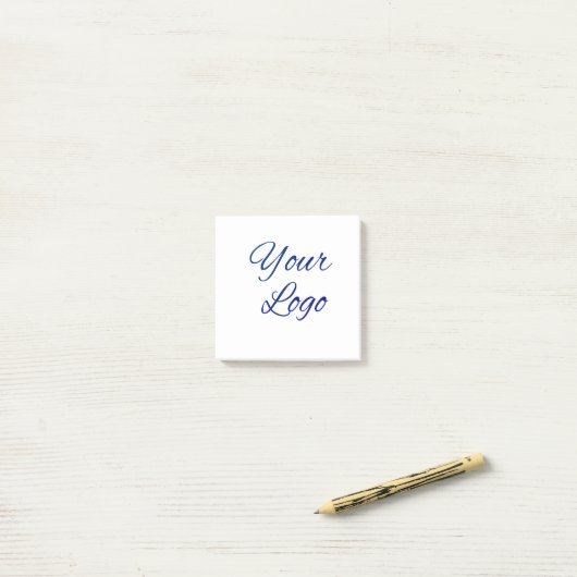 simple minimal add your logo/design here text      post-it® notes (Op bureau)