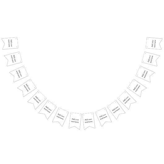 simple minimal add your text/name custom personali vlaggetjes (Alle)