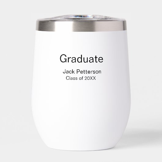 Simple Minimal afstuderen Add Name Modern Class (Voorkant)