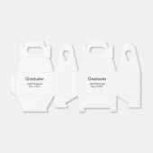 Simple Minimal afstuderen Add Name Modern Class Bedankdoosjes (Uitgevouwen)